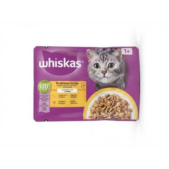 Mars WHISKAS vrećica za mačke Perad izbor pileće & pačje & pureće u želeu 4 x 85 g