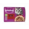Mars WHISKAS vrećica za mačke Miješano meso piletina i grašak & govedina & puretina & janjetina i mrkva u umaku 4 x 85 g