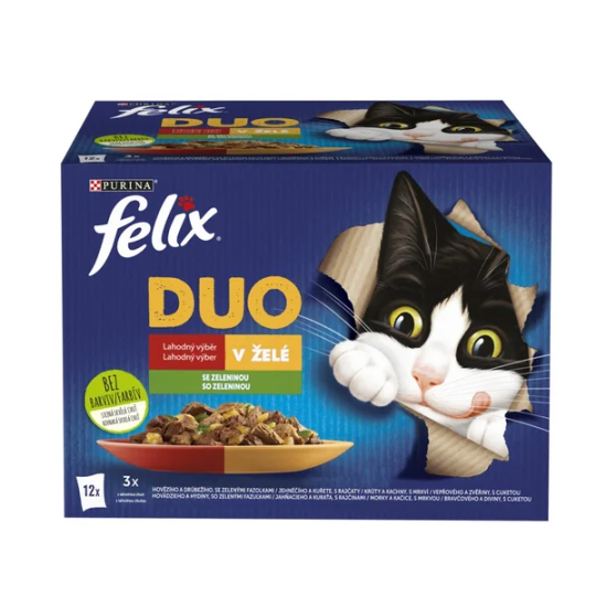 Felix Fantastic DUO vrećice za mačke 12×85 g