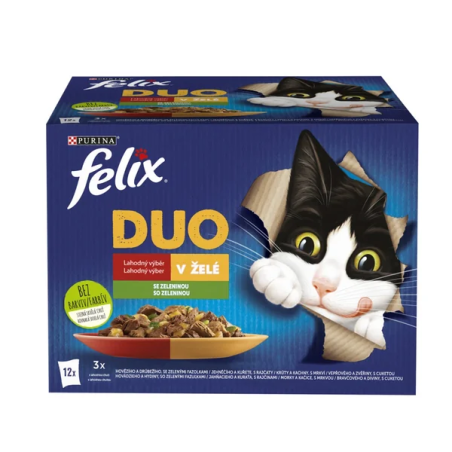 Felix Fantastic DUO vrećice za mačke 12×85 g