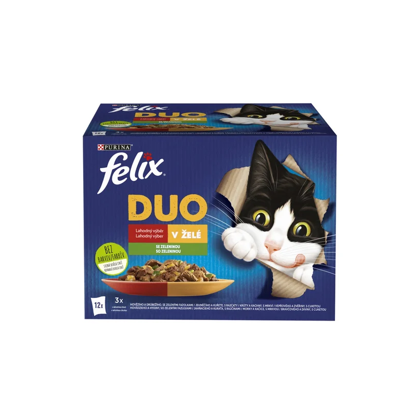 Felix Fantastic DUO vrećice za mačke 12×85 g