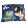 Nestlé FELIX Fantastic cat Multipack piletina s rajčicama & govedina s mrkvom žele vrećica 4x85 g