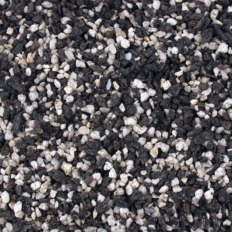 Aqua Excellent crno-bijeli šljunak 4–8 mm 3 kg