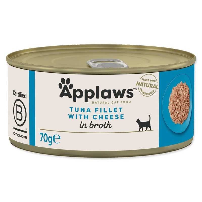 Applaws mokra hrana za mačke – tuna sa sirom (limenka, 70 g)