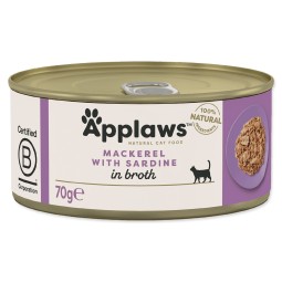 Konzerva Applaws Cat skuša i sardine 70 g