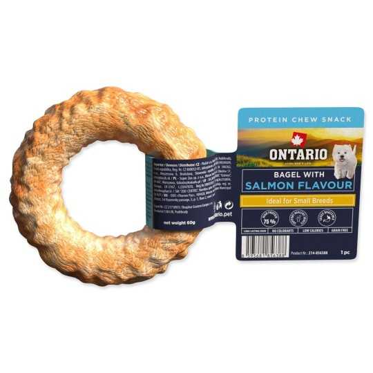 Poslastica Ontario Protein žvakaći bagel 8,9cm, Small
