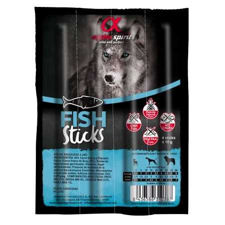 Poslastica Alphaspirit dog riblji štapići 4x10 g