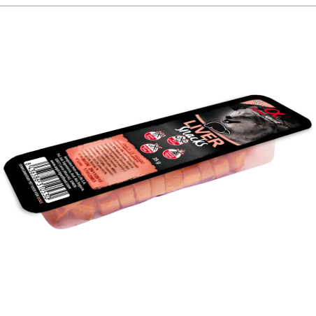 Poslastica Alphaspirit dog snack jetrena 35 g