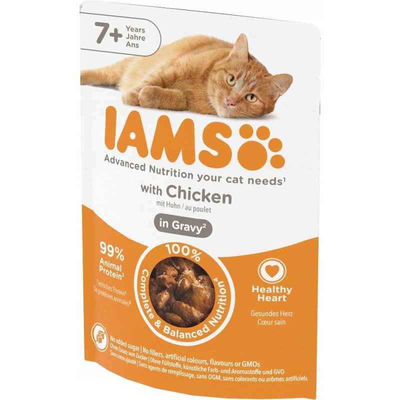 Kapsica IAMS Delights Adult Senior piletina u umaku 85 g