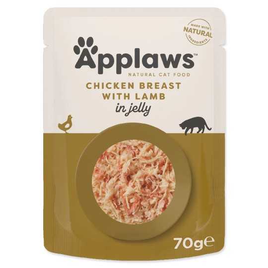 Kapsica Applaws Cat piletina s janjetinom u želeu 70g