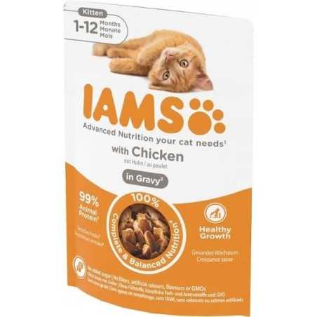 Kesica IAMS Delights Kitten piletina u umaku 85 g