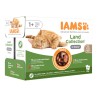 Iams Cat Multibox s mesom kopnenih životinja 12 x 85 g