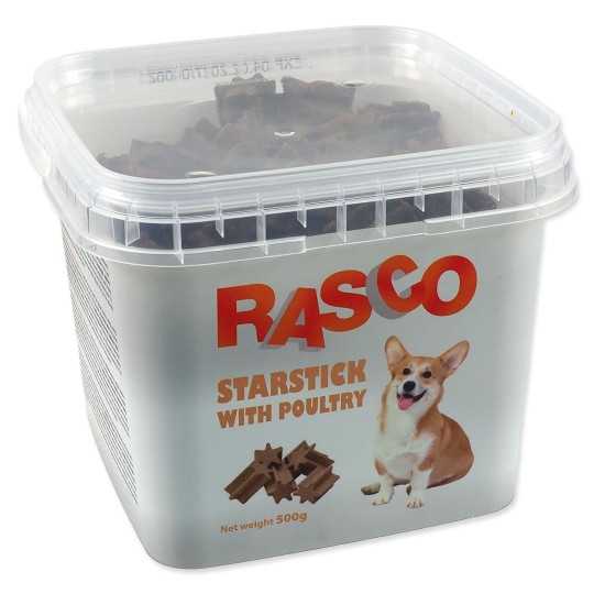 Poslastica Rasco pileći štapići u obliku zvijezde 2,5cm 500g