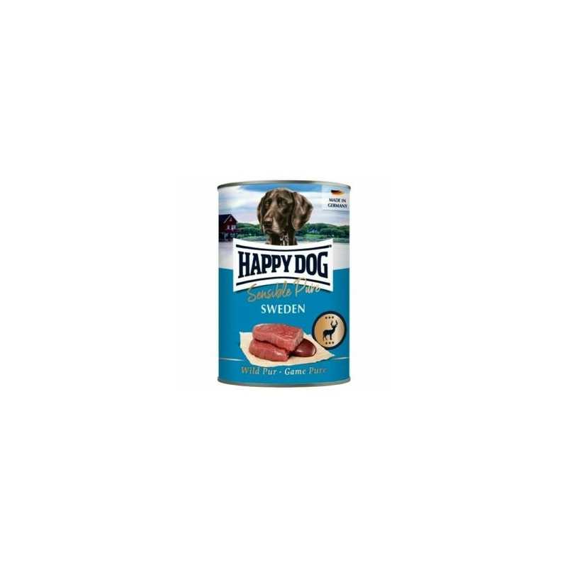Happy Dog PREMIUM - Fleisch Pur - konzerva od divljači 400 g