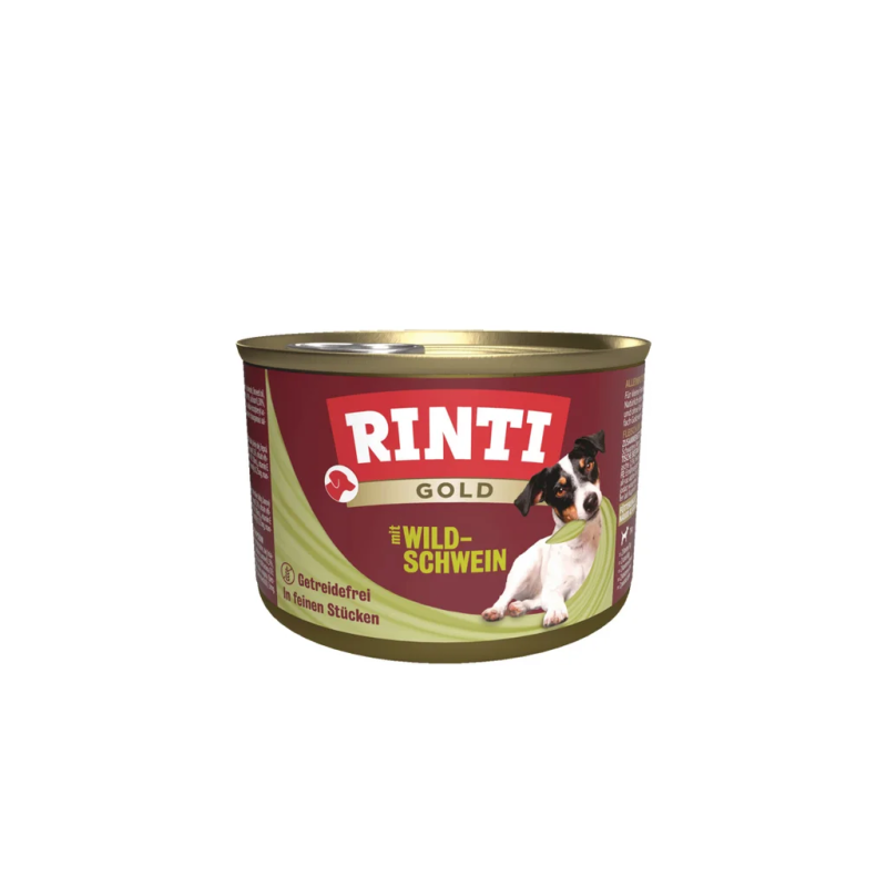 Konzerva Rinti Gold Adult divlja svinja 185g