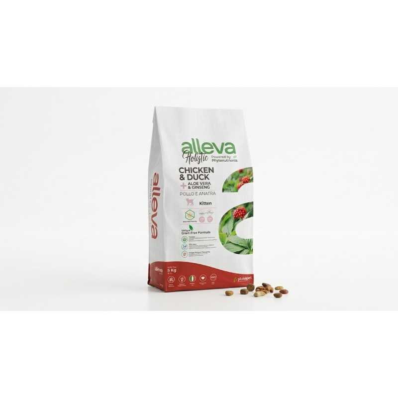 Alleva HOLISTIC cat kitten chicken & duck & aloe vera & gingseng 5 kg