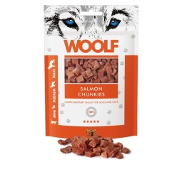 Pamlsok Woolf Dog/Cat Salmon Chunkies 100 g