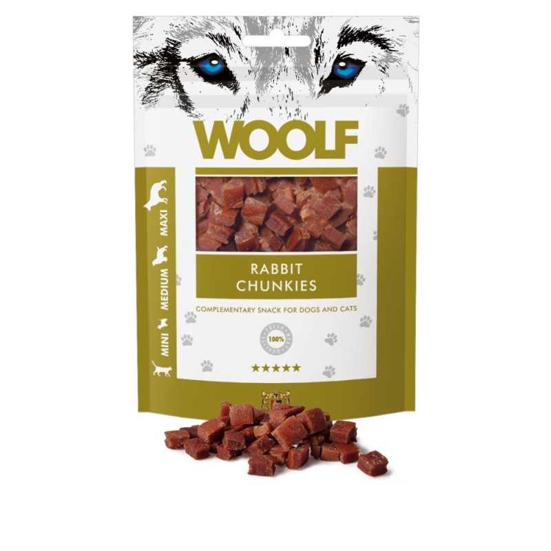 Poslastica Woolf Pas/Mačka/Zec Chunkies 100 g