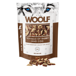 Poslastica Woolf Dog zec i bakalar trokut 100 g