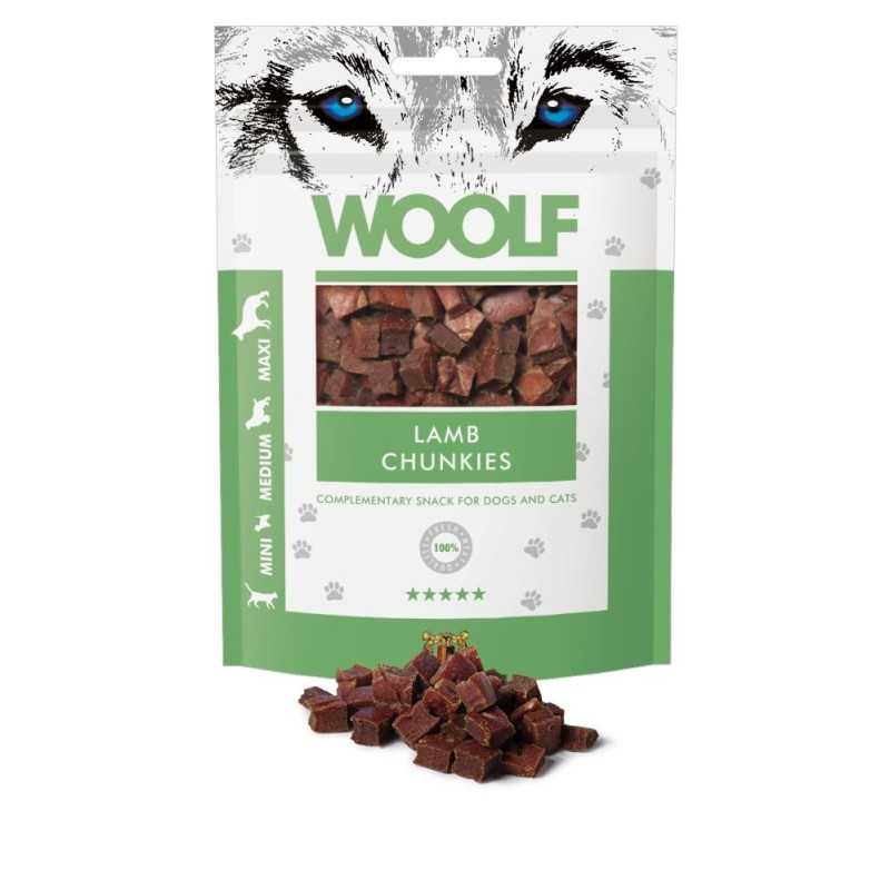 Pamlsok Woolf Dog Lamb Chunkies 100 g