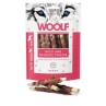 Pamlsok Woolf Dog Duck and Rawhide Twister 100g