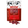 Woolf poslastica za pse – mekane trakice s brusnicom, 100 g