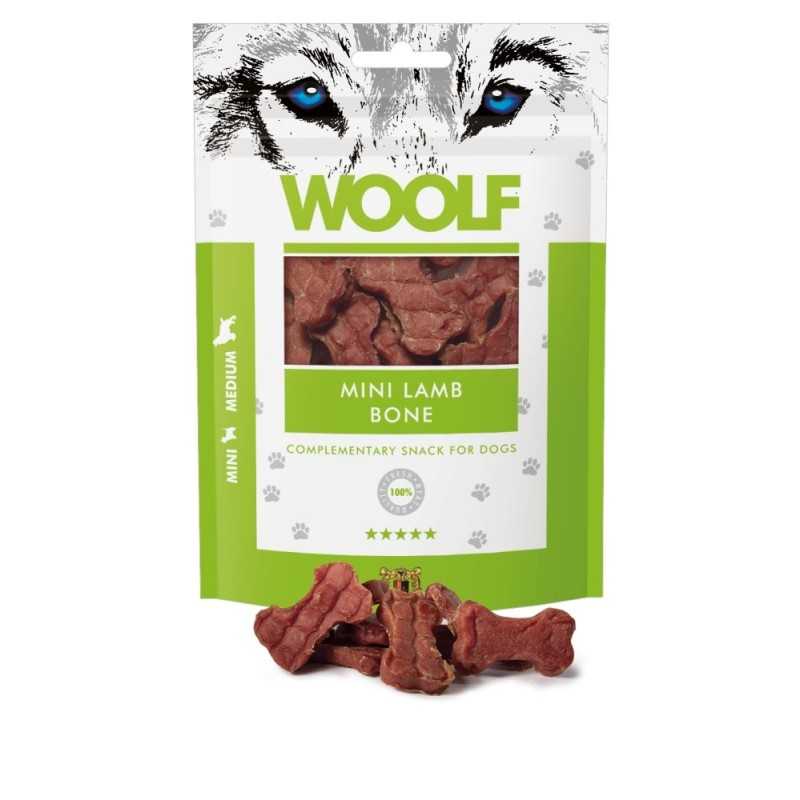 Poslastica Woolf Dog jagnjeća mini kost 100 g