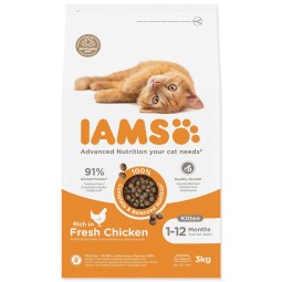 Hrana za mačke IAMS Cat Kitten Chicken 3 kg