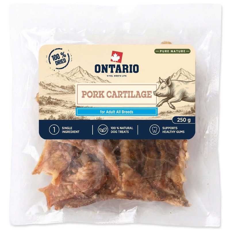 Poslastica Ontario Pure Nature Sušena Svinjska Hrskavica, 250 g