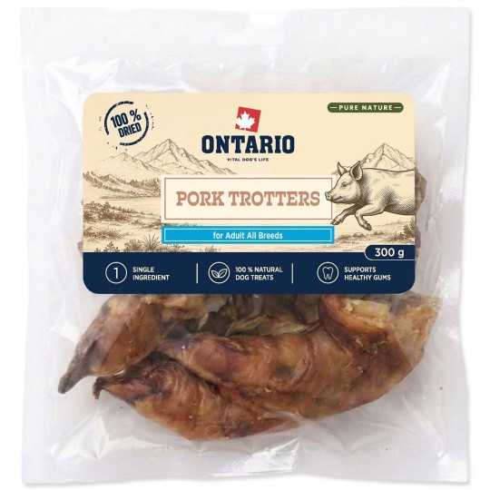 Poslastica Ontario Pure Nature Sušene Svinjske Nožice, 300 g