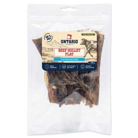 Poslastica Ontario Pure Nature sušeni ravni goveđi jednjak 100 g