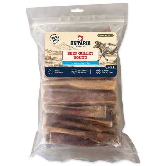 Poslastica Ontario Pure Nature sušeni okrugli goveđi jednjak 500 g